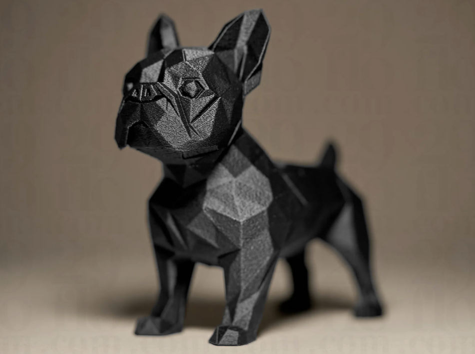 Elegant French Bulldog Statue