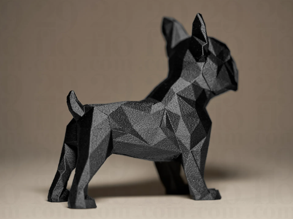 Elegant French Bulldog Statue