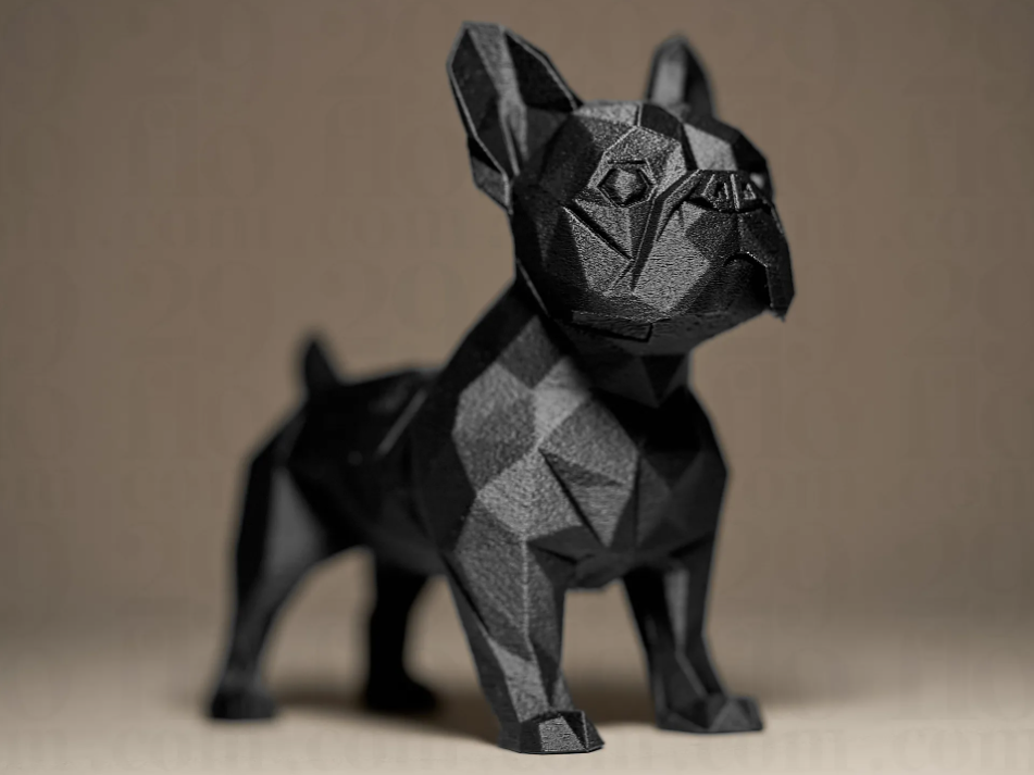 Elegant French Bulldog Statue