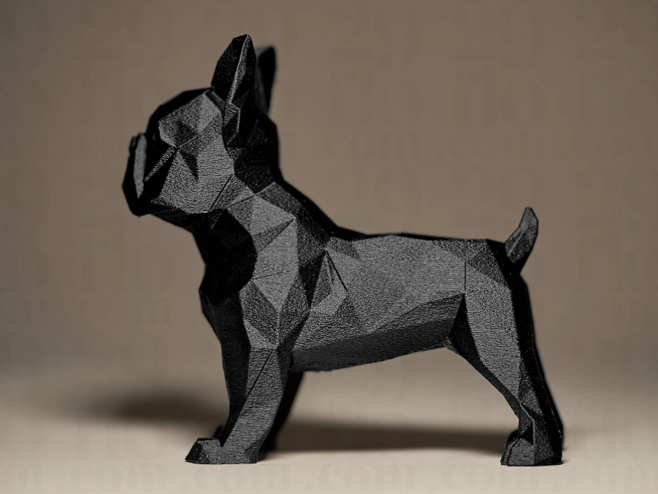Elegant French Bulldog Statue