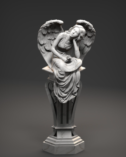 Elegant Angelic Statue