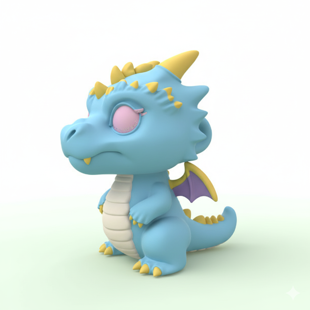 Cute baby dragon